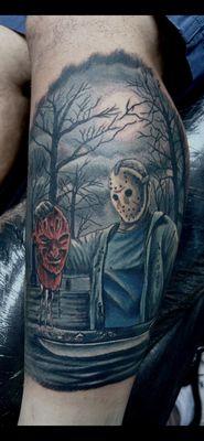Freddy VS Jason By Brian Long At Breaking Ink.