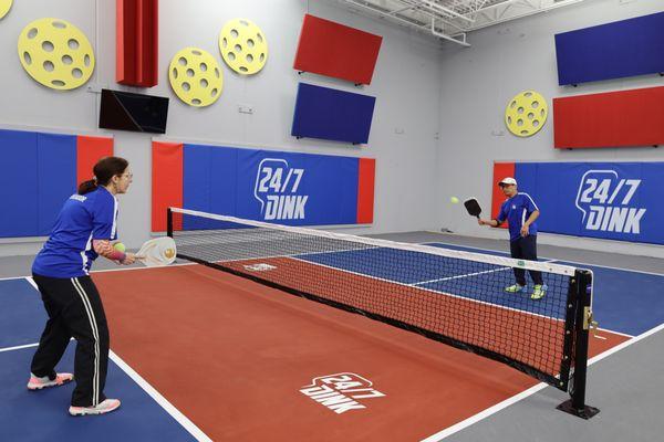 24/7 DINK ambassadors playing on Court #20