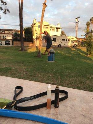 People doin their thing like this guy