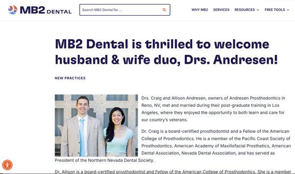 Sold out to mega Texas based dental chain, MB2 Dental, over two years ago and failed to tell patients of the acquisition.