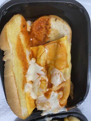 Buffalo chicken cheesesteak