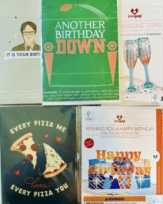 Greeting cards that I bought