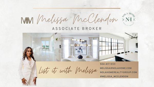 Melissa McClendon -NOLA Home Realty Group