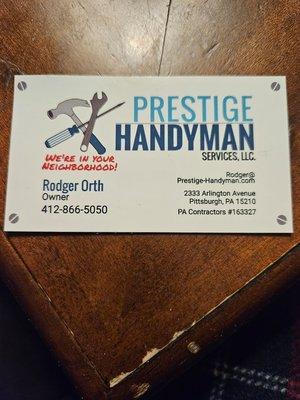 Prestige Handyman Services,