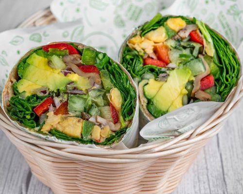 Veggie wrap, delicious!