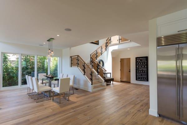 The entryway of a home Legacy Listing Photography photographed in Hollywood, CA.