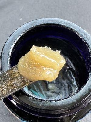 Garlic breath ice water hash rosin.