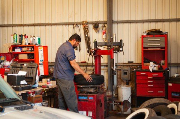 John doing his thing