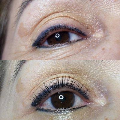 Lash Lift & Tint | Before & After | $55
