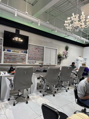 Manicure stations