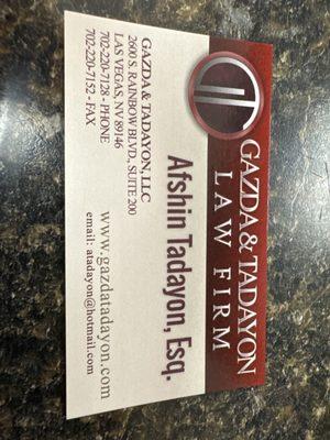 Gazda & Tadayon Injury Law Firm