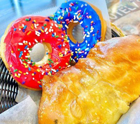 Donuts and Sausage and Cheese Kolache