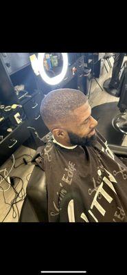 Mid bald fade