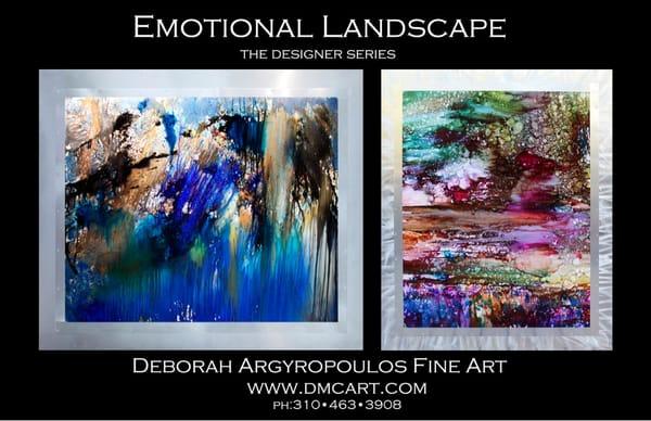 The"Emotional Landscape" Series is a new & exciting take on abstract genre; combining frame & painting into single piece of art.