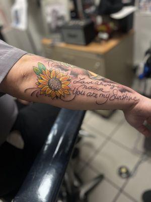 Tattoo memorial for this woman's grandmother