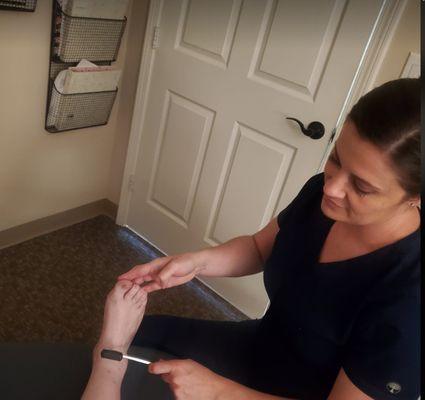 Neural reset therapy (NRT) on my ankle