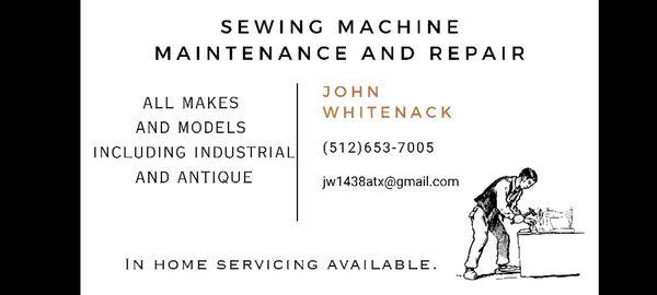 Sewing Machine Maintenance and Repair