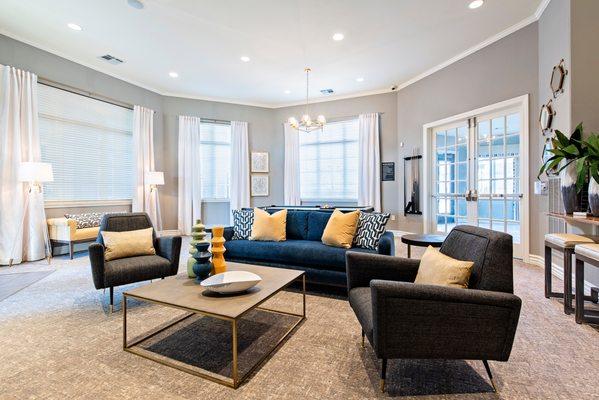 Corbin Greens, Overland Park KS. Multifamily clubhouse renovation.