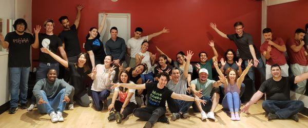 Salsa dance class