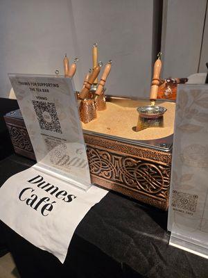 Coffee Brewed on Sand