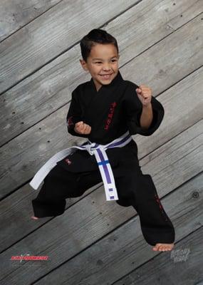 If your child's not smiling like this then you're at the wrong martial arts studio!