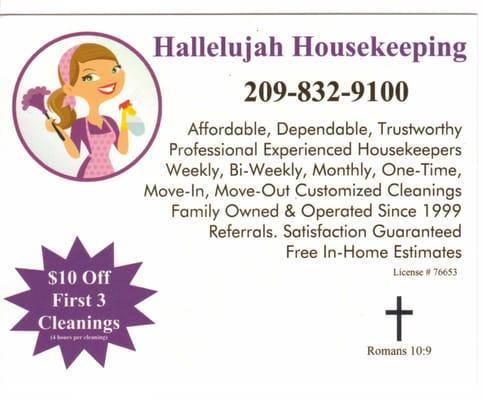 Hallelujah Housekeeping