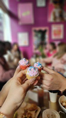 Cupcakes for our big party!