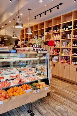 Meat, fish, produce, provisions, beer, wine, etc.