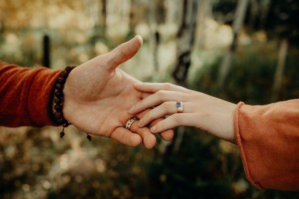 Men's and women's ring - both custom