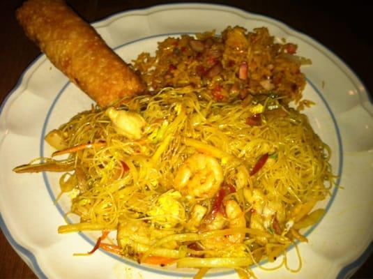 Singapore Mei Fun & Pork Fried Rice