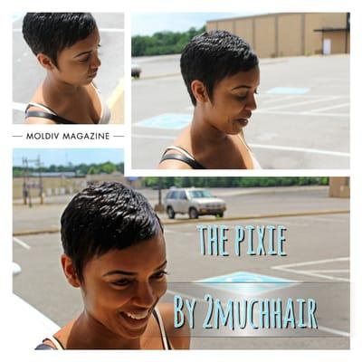 The pixie cut