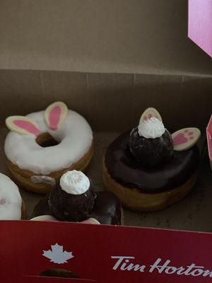 Special bunny donuts for Easter