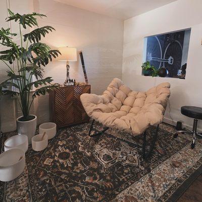 Suzzie's Corner, is a meditation area to relax in