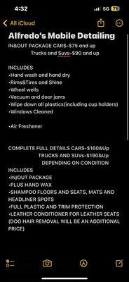 Alfredo's Auto Detailing