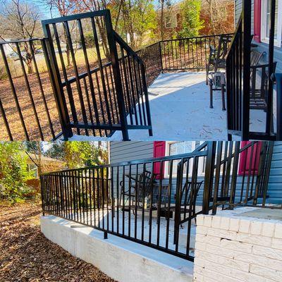 metal fence, gates, handrails.
Residential and commercial.