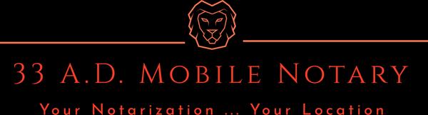 33 A.D. Mobile Notary