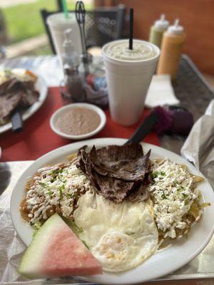 Chilaquiles absolutely delicious!!