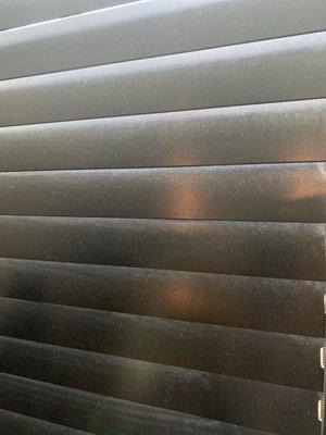 Dusty blinds