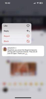 Lorelei, one of their stylists making publicly racist remarks.