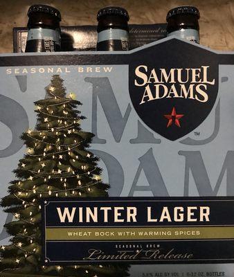 Sam Adams seasonal, Winter Lager. Also have Boston lager bottles