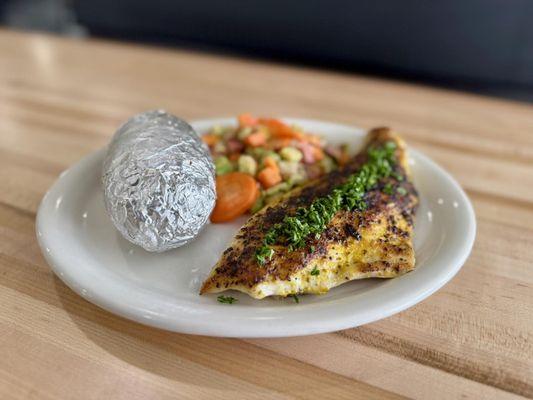 Lemon Pepper Red Snapper.