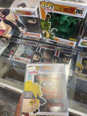 Signed Naruto funko pop