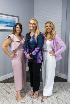 Attorney Haskins, Attorney McCarthy, Attorney Hamilton (from left to right)