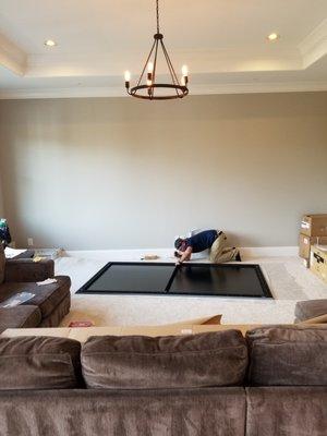 130" projector screen