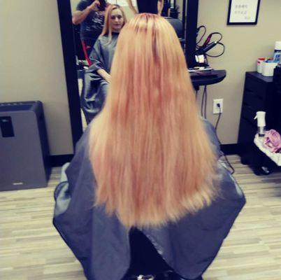 I chopped off nearly 10 inches! I cannot thank them enough for the incredible service!