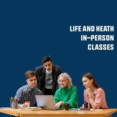 123AceTheTest provide in person classes of Life and Health exam preparation at our campus in Fort Worth