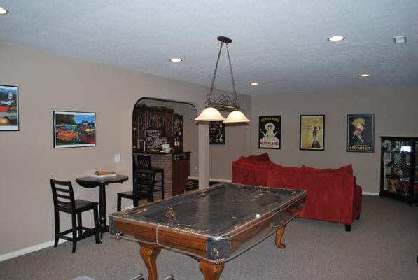 Finished basement