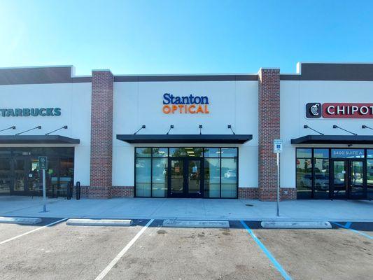 Storefront at Stanton Optical Store in Columbia, SC 29206