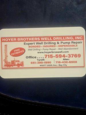 Hoyer Bros Well Drilling