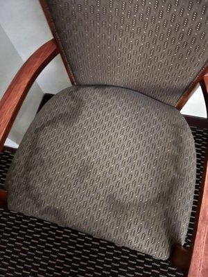 What the heck happened in this chair?